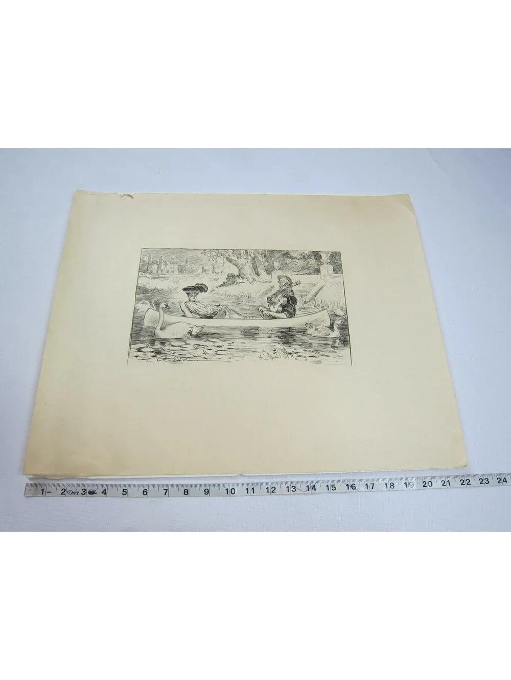 Antique 1904 Charles Dana Gibson Print 